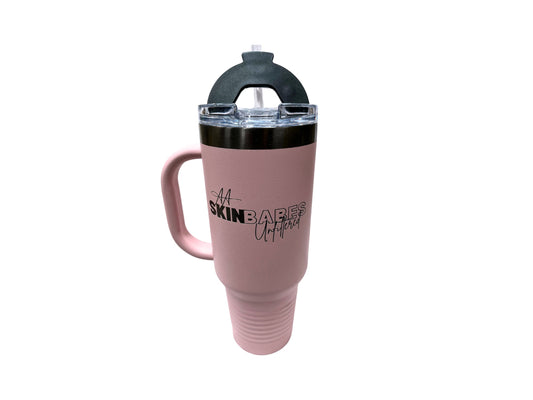 "AA SkinBabes Unfiltered" (A JT VSUALS Podcast Network Exclusive) 40 oz Tumbler