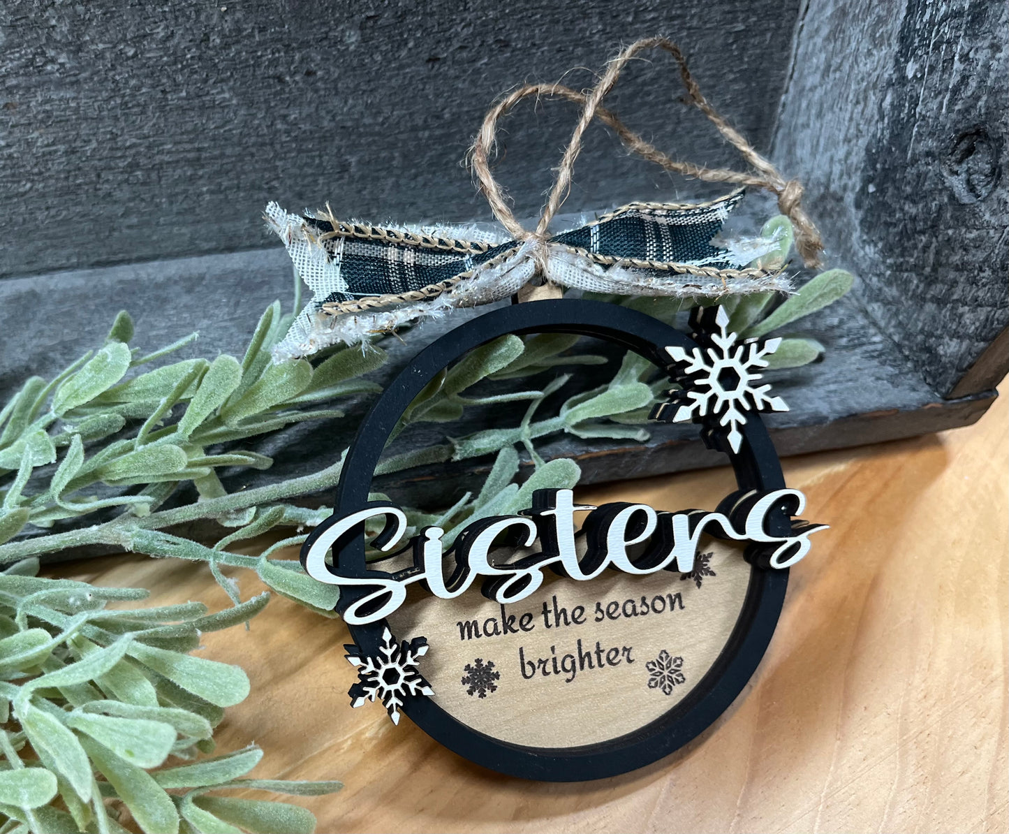 "Sisters" Ornament