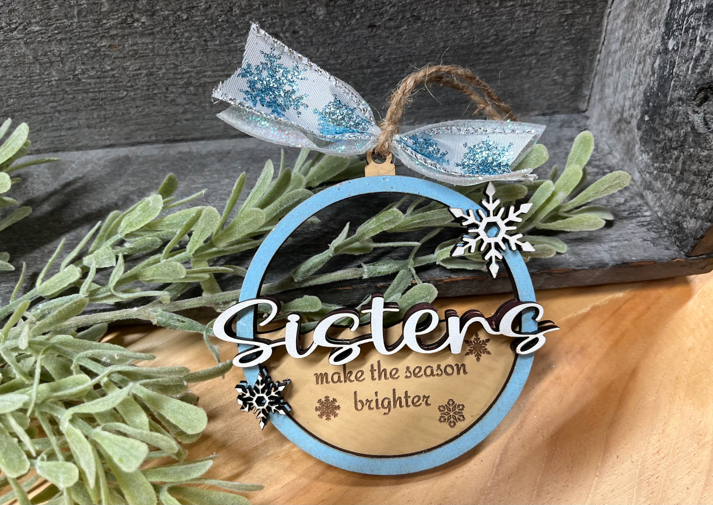 "Sisters" Ornament